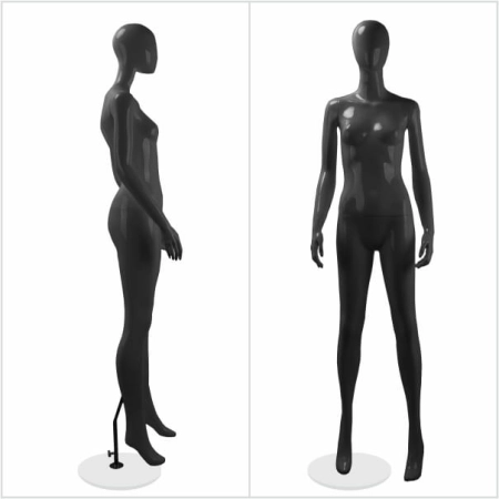 Manekin Damski czarny połysk RKAB2-C